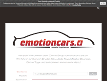 Tablet Screenshot of emotioncars.ch